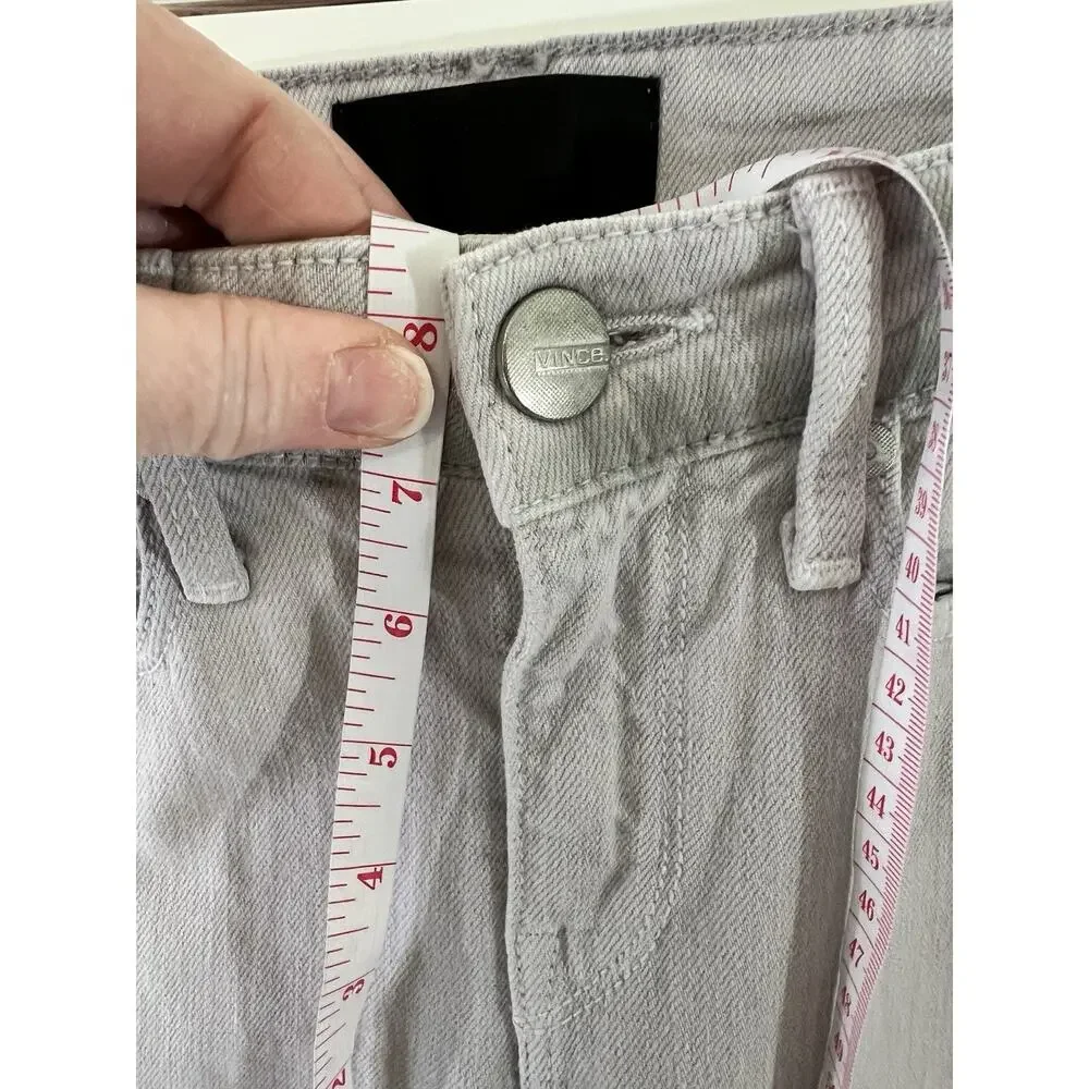 Vince Jeans Low Rise Skinny Gray‎ Stretch Women Sz 27 USA Quite Luxury 28x29